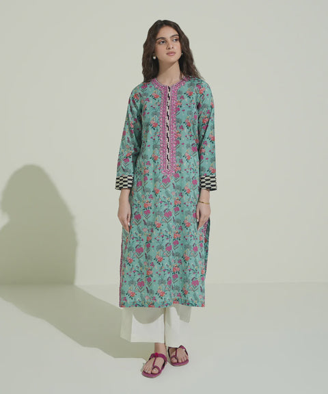 Sapphire 1 Piece Emb Turquoise Kurti