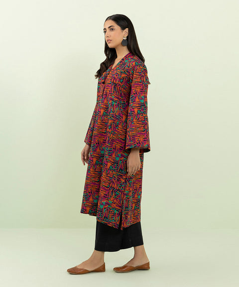 Sapphire Printed Khaddar Shirt 1pc